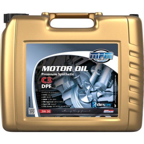 MPM Premium Synthetic C3 DPF 5W-30 20 л, (05020DPF) моторное масло фото
