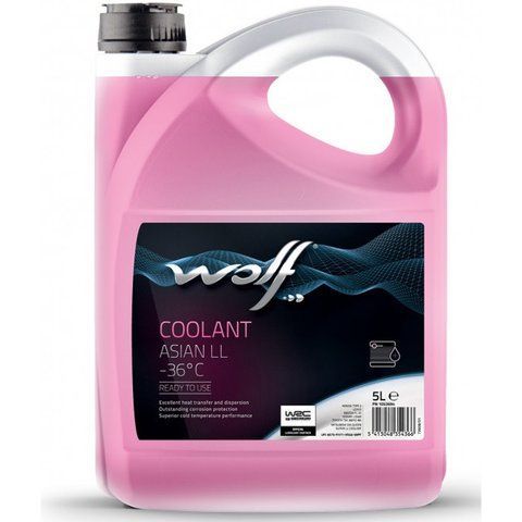 Wolf Coolant Asian LL -36&deg;C, 5 л (1052694) готовий антифриз фото
