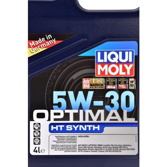 Liqui Moly Optimal HT Synth 5W-30 4 л, (39001) моторное масло фото