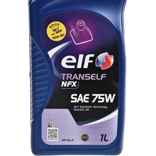 Elf Tranself NFX 75W, 1 л синтетическое трансмиссионное масло фото