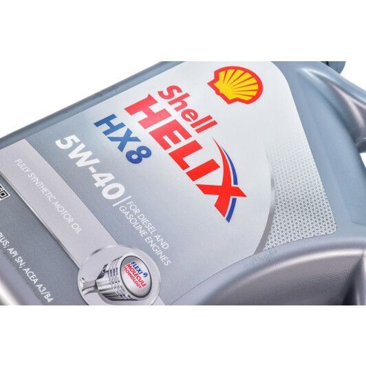 Shell Helix HX8 Synthetic 5W-40 4 л, (550040296) моторна олива фото