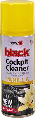 Поліроль для салону Nowax Black" Cockpit Cleaner ваніль 200 мл NX00201" фото