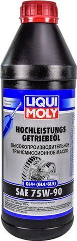 Liqui Moly GL-4+ GL-4 / 5 75W-90, 1 л (3979) синтетическое трансмиссионное масло фото