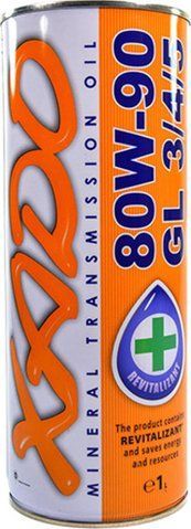 XADO Atomic Oil GL-3/4/5 MT-1 80W-90, 1 л (XA20119) мінеральна трансмісійна олива фото