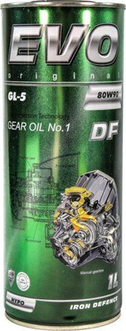 EVO DF GL-5 80W-90, 1 л мінеральна трансмісійна олива фото