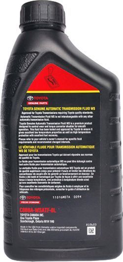 Toyota ATF WS(Канада) синтетична трансмісійна олива фото