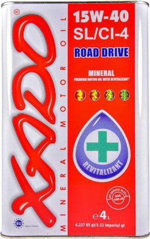 XADO Atomic SL/CI-4 15W-40 4 л, (xa20213) моторное масло фото