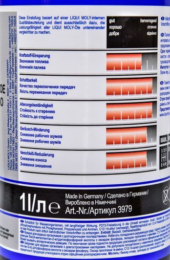 Liqui Moly GL-4+ GL-4 / 5 75W-90, 1 л (3979) синтетическое трансмиссионное масло фото