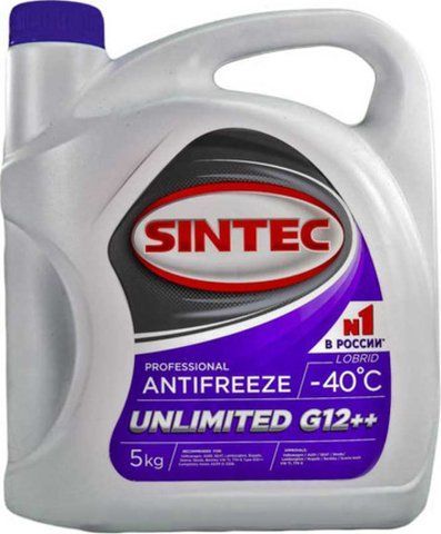 Готовый антифриз Sintec Unlimited G12++ фиолетовый -40 &deg;C фото