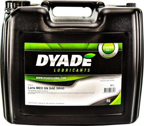 DYADE Larix MED SN 5W-40 20 л (573313) моторна олива фото