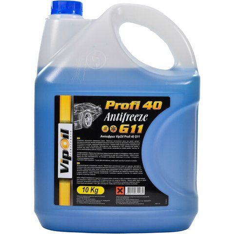 Готовый антифриз VIPOIL Profi 40 G11 синий -30 &deg;C фото