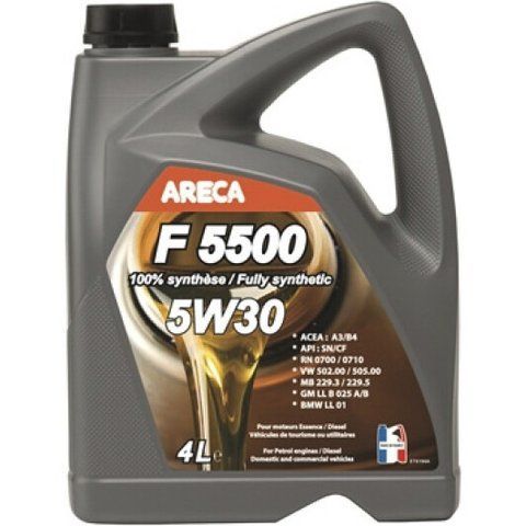 Areca F5500 5W-30 4 л, (027e0004000) моторна олива фото