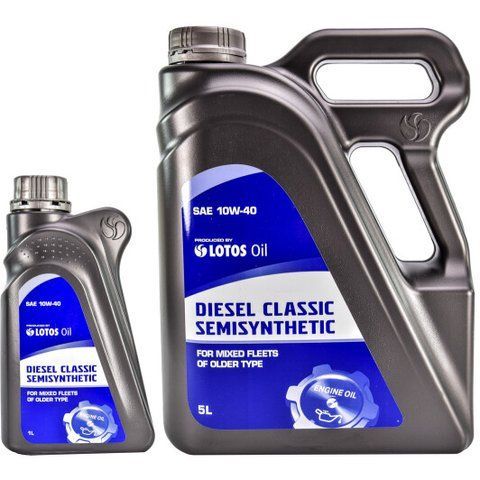 LOTOS Diesel Classic Semisyntic 10W-40 1 л, моторное масло фото