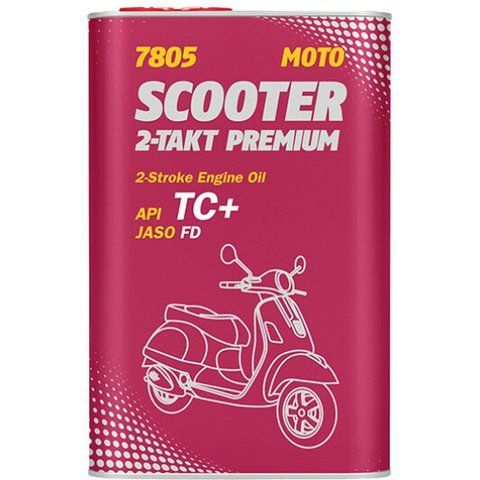 Mannol Scooter 2-Takt Premium, 1 л (MN7805-1ME) моторна олива 2T фото