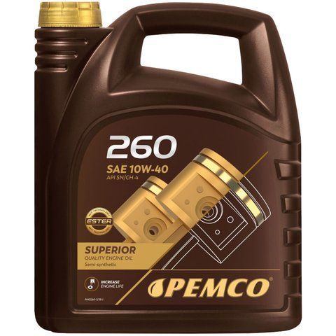 Pemco iDrive 260 10W-40, 5 л (PM02605) моторное масло фото