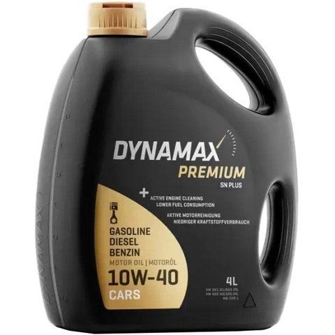 Dynamax Premium SN Plus 10W-40, 4 л (502648) моторное масло фото