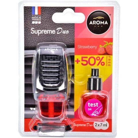 Ароматизатор Aroma Car Supreme Duo Slim Strawberry 8 мл фото