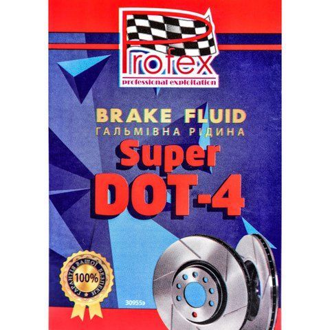 Profex Super DOT 4, 1 л (5327) гальмівна рідина пластикова тара фото