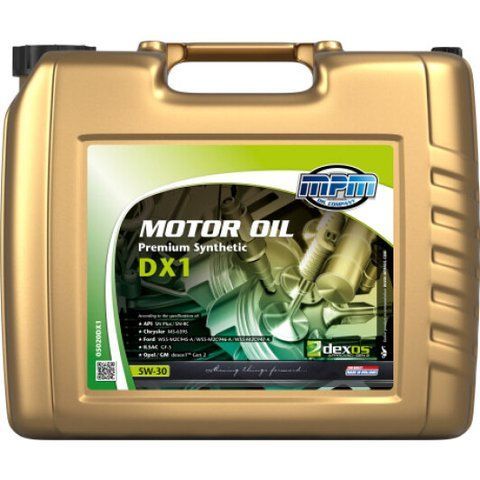 MPM Premium Synthetic DX1 5W-30 20 л, (05020DX1) моторное масло фото