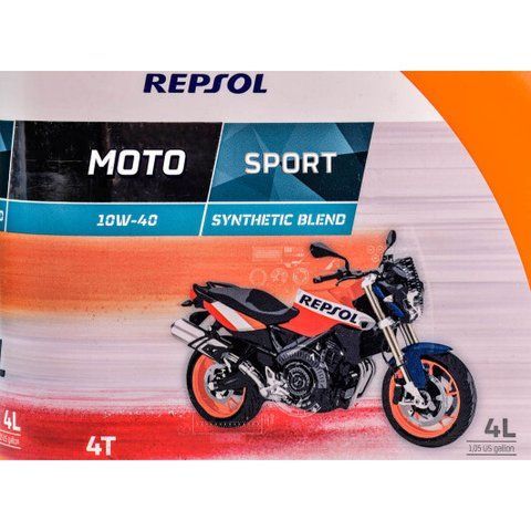 Repsol Moto Sintetico 10W-40, 4 л (RP163N54) моторна олива 4T фото