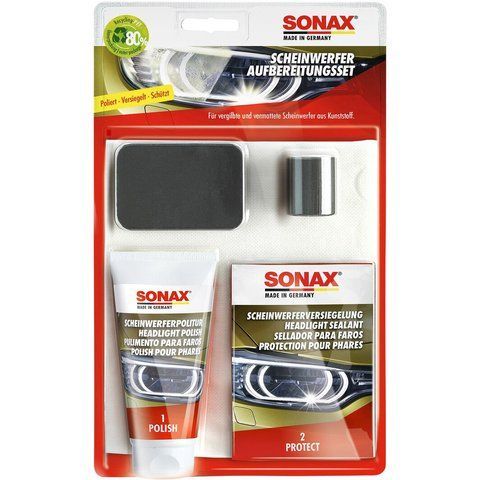 Sonax Headlight Restoration Kit, 75 мл (405941) полироль для фар фото