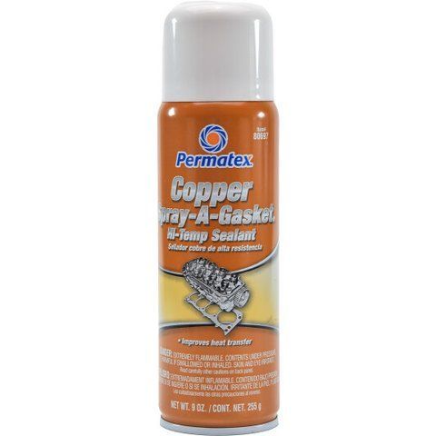 Permatex Copper Spray-A-Gasket Hi-Temp Sealant герметик коричневый, 255 мл (80697) фото