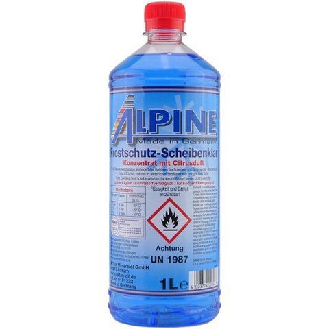 Концентрат омывателя Alpine зимний -80&deg;С цитрусовый 1 л, (101222) фото
