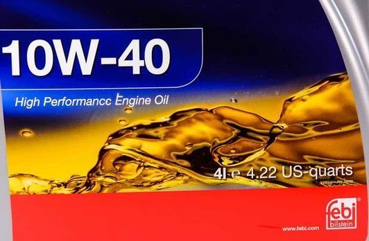 Febi Engine Oil 10W-40 4 л, (32932) моторное масло фото