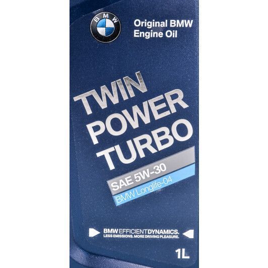 BMW Twinpower Turbo Longlife-04 5W-30 1 л, (83212465849) моторное масло фото