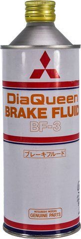 Mitsubishi DiaQueen BF-3 DOT 3, 0,5 л (mz101204) гальмівна рідина металева тара фото