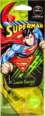 Ароматизатор Aroma Car Hero Superman Lemon Energy фото