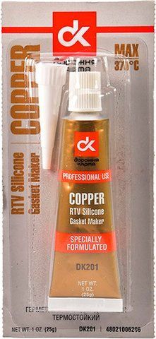 Дорожная Карта Copper RTV Silicone Gasket Maker бежевый формирователь прокладок, 25 мл (DK201) фото