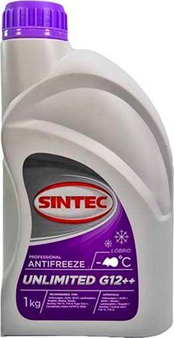 Готовый антифриз Sintec Unlimited G12++ фиолетовый -40 &deg;C фото