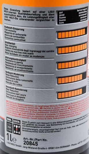 Liqui Moly TOP TEC MTF 5200 GL-4 75W-80, 1 л (20845) трансмиссионное масло фото