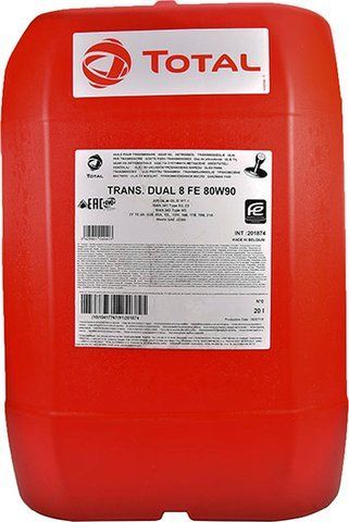 Total Dual 8 FE GL-4/5 MT-1 80W-90, 20 л напівсинтетична трансмісійна олива фото