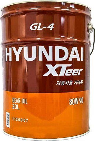 Hyundai XTeer GL-4 80W-90, 20 л (1120007) трансмісійна олива фото