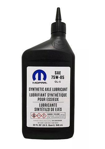Mopar Synthetic Gear Oil 75W-85 0,946 л, (05136035AD) синтетическое трансмиссионное масло фото