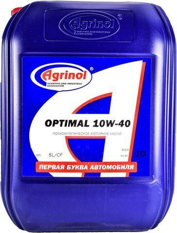 Agrinol Optimal 10W-40 10 л, (4102816836) моторна олива фото