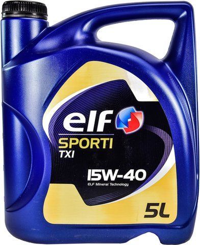 Elf Sporti TXI 15W-40 5 л, (194912) моторное масло фото