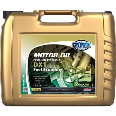 MPM Premium Synthetic DX1 Fuel Economy 5W-20 20 л, моторное масло фото