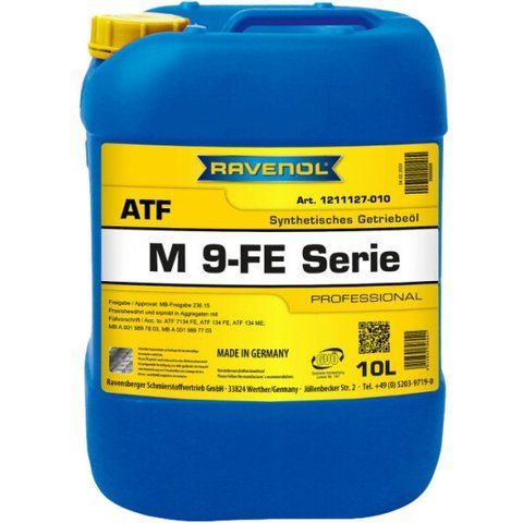 Ravenol ATF M 9-FE Serie, 10 л (1211127010) синтетична трансмісійна олива фото