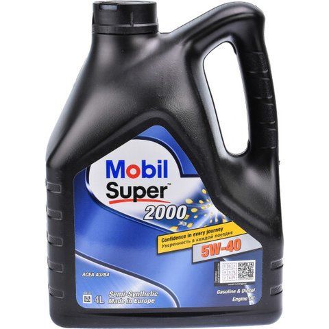Mobil Super 2000 X3 5W-40 4 л, (155337) моторна олива фото