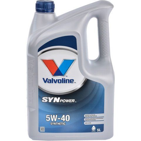 Valvoline SynPower 5W-40 5 л, (872382) моторное масло фото