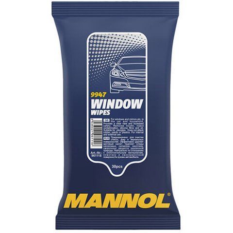 Серветки Mannol Window Wipes 9947 30 шт фото