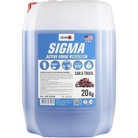 Nowax Sigma Active Foam Dosatron, 20 л (NX20189) концентрат автошампуню фото