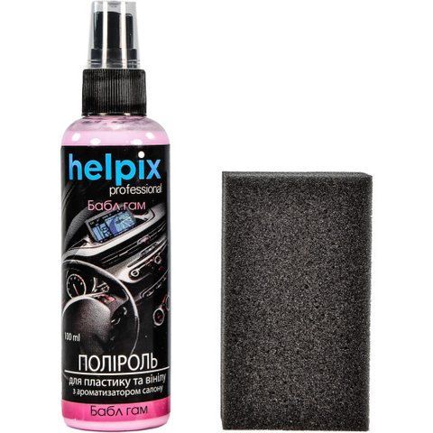 Полироль для салона Helpix Professional bubble gum 100 мл 4823075802494 фото