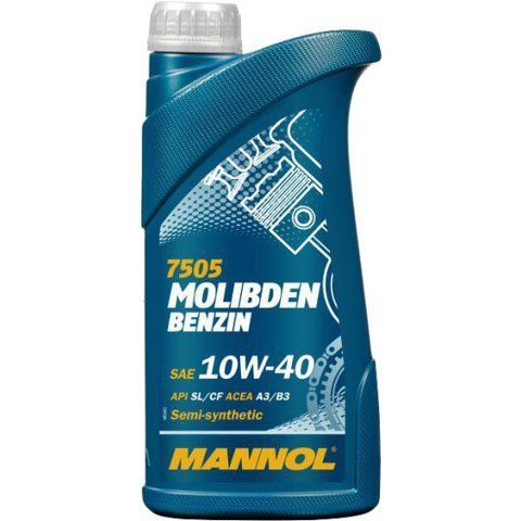 Mannol Molibden Benzin 10W-40 1 л (MN7505-1) моторна олива фото