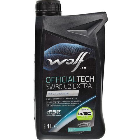 Wolf Officialtech C2 Extra 5W-30 1 л, (8339578) моторное масло фото