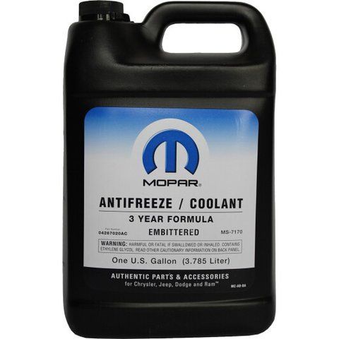 Mopar Parts 3 Year Formula G11 зеленый, 3,78 л (04267020ac) концентрат антифриза фото