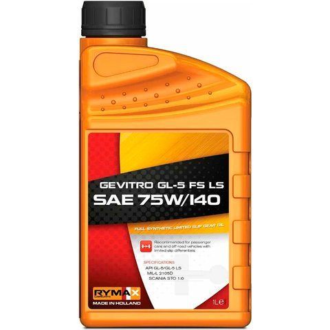 Rymax Gevitro GL-5 FS LS 75W-140, 1 л (904594) синтетическое трансмиссионное масло фото